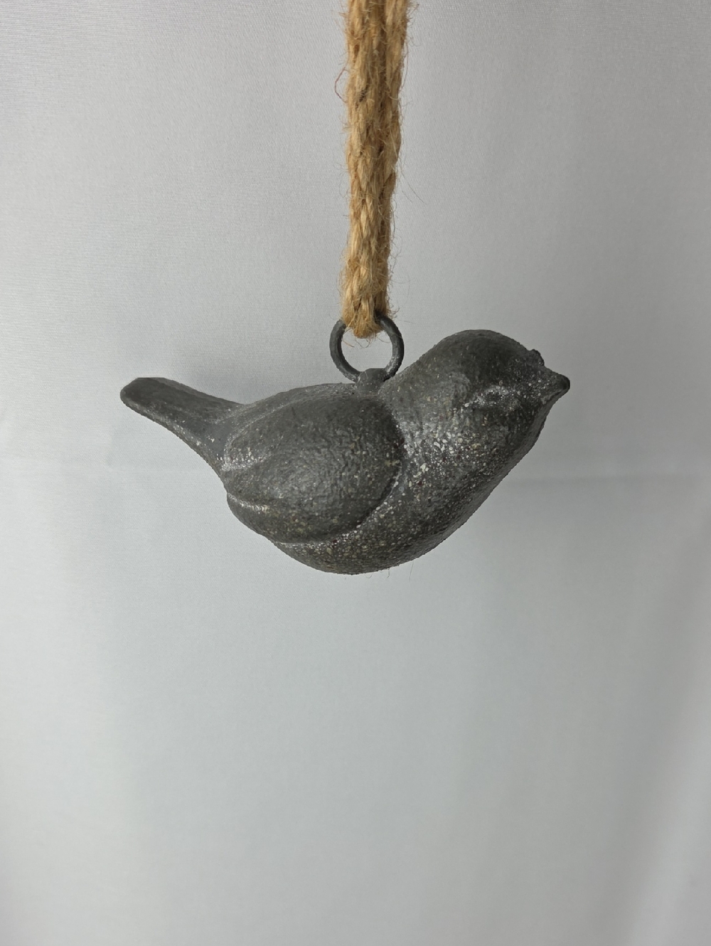 .92 lbs.   Bird Ornament - Charcoal Gray